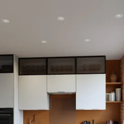 10 spots encastrables Salk GU10 blanc neutre IP20 450lm 4.9W Ø8.5xH.9.4cm blanc GoodHome