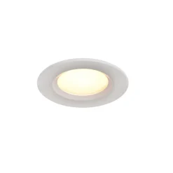 3 spots encastrables Thorold LED intégrée variation de blancs IP20 450lm 7W Ø8.5xH.4,5cm blanc GoodHome