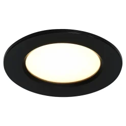 3 spots Ledyard LED intégrée blanc neutre IP20 200lm 2W Ø6,4xH.2cm noir GoodHome