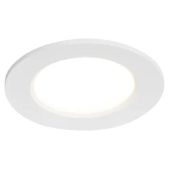 3 spots Ledyard LED intégrée blanc neutre IP20 200lm 2W Ø6,4xH.2cm blanc GoodHome