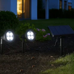 2 Spots solaires connectés FAMILY SPIKY 100LM