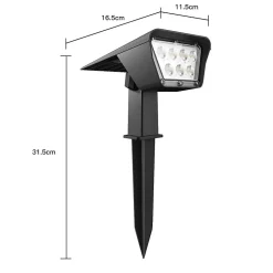 4 Spots solaires projecteurs CURTIS 200LM
