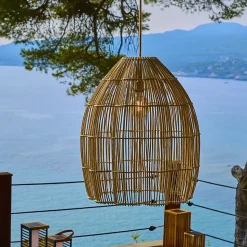 Abat jour naturel seul AVILA H60cm