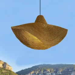 Abat jour naturel seul KLEIA H13cm