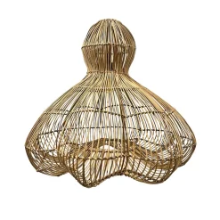 Abat jour naturel seul RONDA H53cm