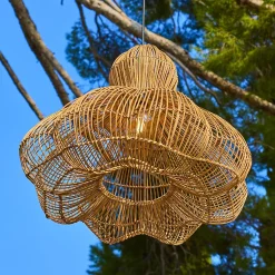 Abat jour naturel seul RONDA H53cm