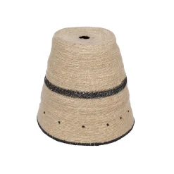 Abat jour pour Lustre en herbier à pois noir - Opjet Paris