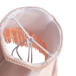 Abat-jour à pince en tissu rose 12 cm - Granny