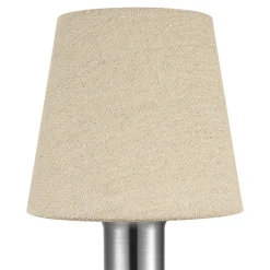 Abat-jour conique beige Ø10cm GoodHome Lokombi