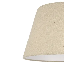 Abat-jour conique beige Ø35cm GoodHome Lokombi
