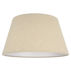 Abat-jour conique beige Ø35cm GoodHome Lokombi
