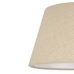Abat-jour conique beige Ø30cm GoodHome Lokombi