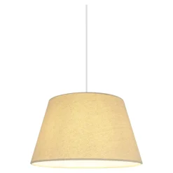 Abat-jour conique beige Ø30cm GoodHome Lokombi