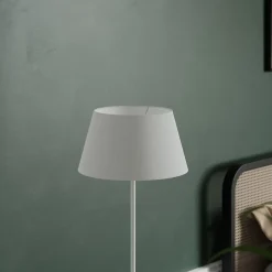 Abat-jour conique blanc Ø35cm GoodHome Lokombi