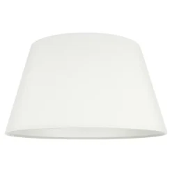 Abat-jour conique blanc Ø35cm GoodHome Lokombi