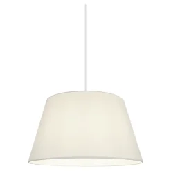 Abat-jour conique blanc Ø35cm GoodHome Lokombi