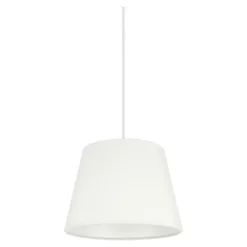 Abat-jour conique blanc Ø20cm GoodHome Lokombi