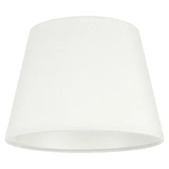 Abat-jour conique blanc Ø20cm GoodHome Lokombi