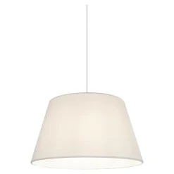 Abat-jour conique blanc Ø30cm GoodHome Lokombi