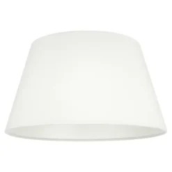 Abat-jour conique blanc Ø30cm GoodHome Lokombi