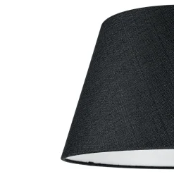 Abat-jour conique gris anthracite Ø35cm GoodHome Lokombi