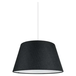Abat-jour conique gris anthracite Ø35cm GoodHome Lokombi