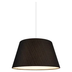 Abat-jour conique gris anthracite Ø35cm GoodHome Lokombi