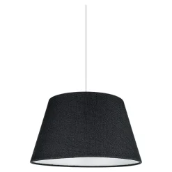 Abat-jour conique gris anthracite Ø30cm GoodHome Lokombi