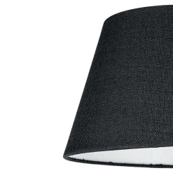 Abat-jour conique gris anthracite Ø30cm GoodHome Lokombi