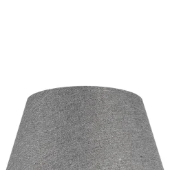 Abat-jour conique gris Ø30cm GoodHome Lokombi