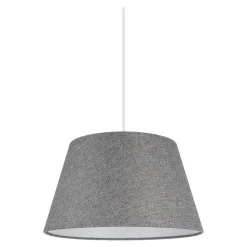 Abat-jour conique gris Ø30cm GoodHome Lokombi