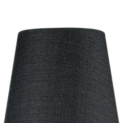 Abat-jour conique noir Ø10cm GoodHome Lokombi