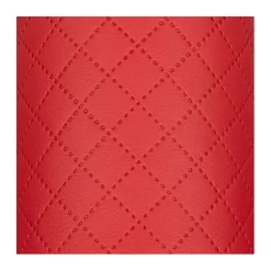 Abat-jour cylindrique E27 H20 Tissu Rouge