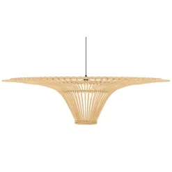 Abat-jour D120,5 cm en rotin naturel - Olga