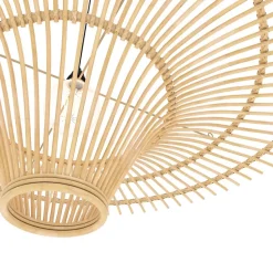 Abat-jour D120,5 cm en rotin naturel - Olga