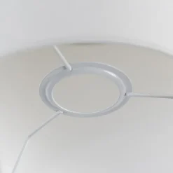 Abat-jour en lin blanc 18/18/14