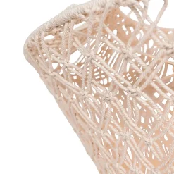 Abat-jour en macramé naturel 90 cm