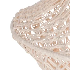 Abat-jour en macramé naturel 90 cm