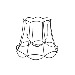 Abat-jour en métal noir 45/36 - Granny Frame