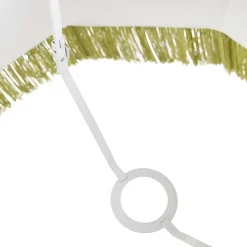 Abat-jour en soie vert 45 cm - Granny