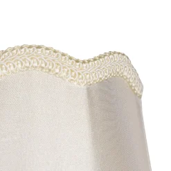 Abat-jour en tissu à clipser crème 12 cm - Granny