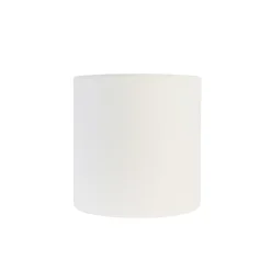 Abat-jour en tissu blanc 25/25/25