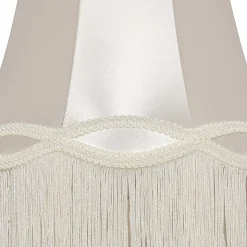 Abat-jour en tissu crème 30 cm - Granny