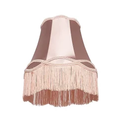 Abat-jour en tissu rose 30 cm - Granny