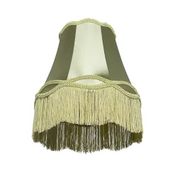 Abat-jour en tissu vert 30 cm - Granny