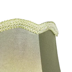 Abat-jour en tissu vert 12 cm - Granny