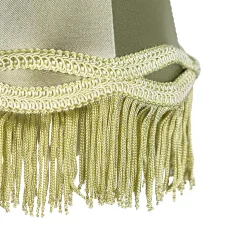 Abat-jour en tissu vert 12 cm - Granny