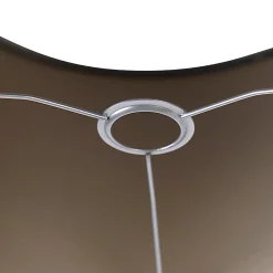 Abat-jour en velours gris 35/35/20