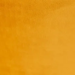 Abat-jour en velours jaune 35/35/20 avec intérieur doré