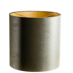Abat-jour en velours vert avec intérieur doré 40/40/40